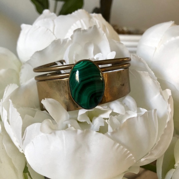 Jewelry - Vintage bangle | Malachite